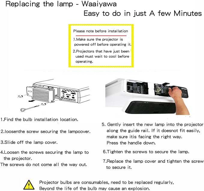 Genuine Original 5J.J2805.001 Replacement Projector Lamp/Bulb with Housing for BenQ SP890 Projector (OEM Bulb Inside)