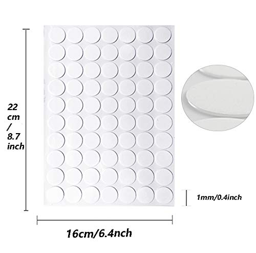 Clear Sticky Tack Adhesive Poster Tacky Putty Removable Round Putty Double-Sided Round No Traces Adhesive Sticke for Festival Decoration…