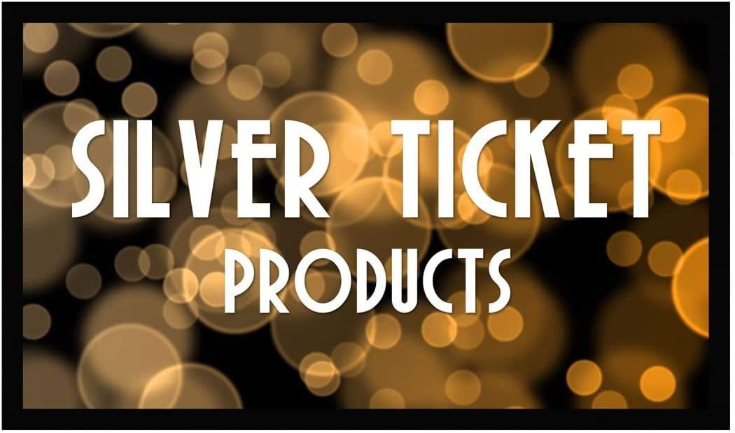 Silver Ticket Products STR Series 6 Piece Home Theater Fixed Frame 4K / 8K Ultra HD, HDTV, HDR & Active 3D Movie Projection Screen, 16:9 Format, 142" Diagonal, Silver Material STR-169142-S