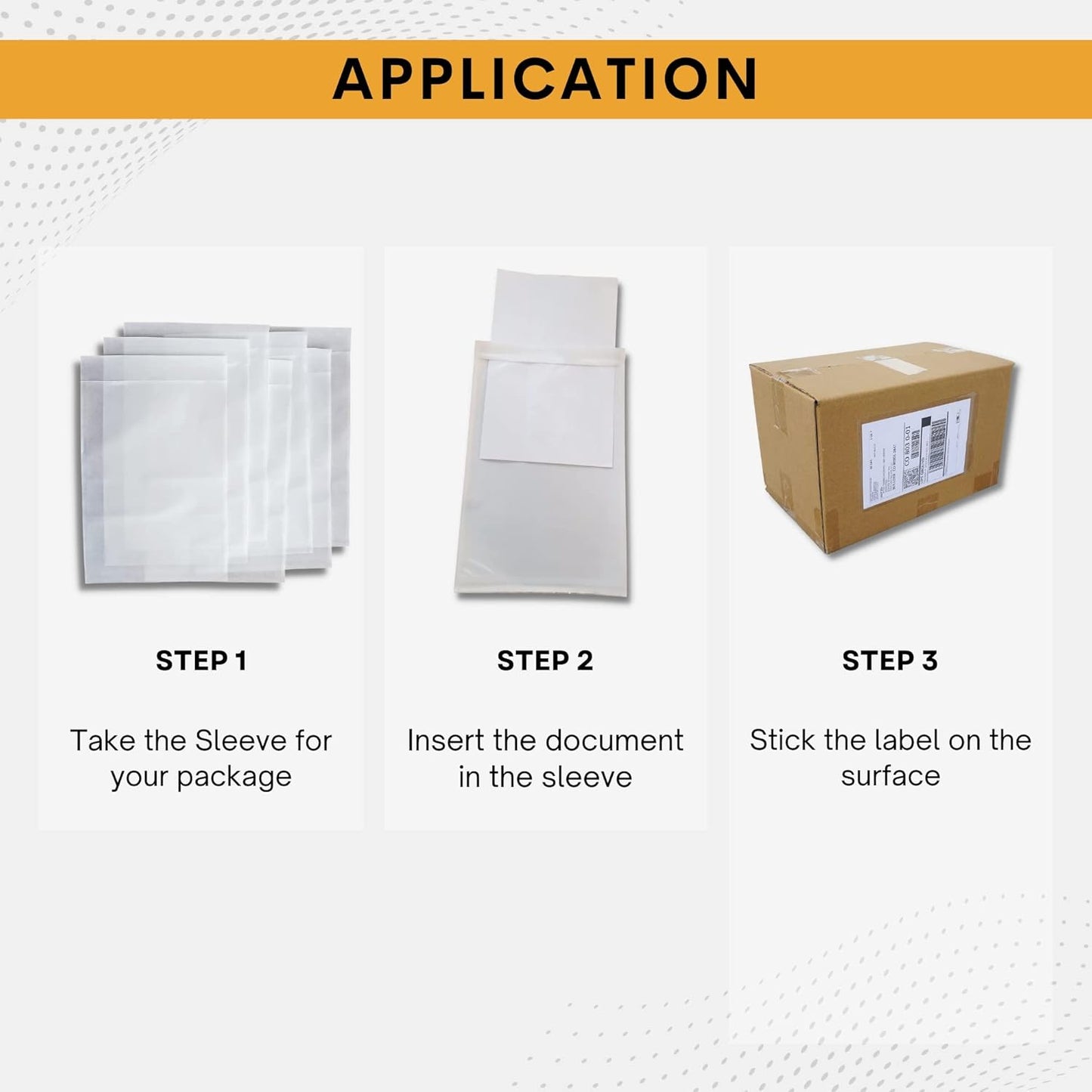 20,000 Pack 7"x10" Shipping Label Sleeves – Clear Self-Adhesive Packing Slip Pouches, Waterproof Packing List Envelopes – Ideal for Shipping Documents, Mailing Labels, Invoices & Packing Slips