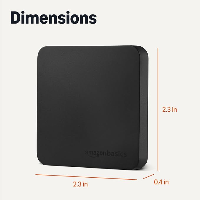 Amazon Basics Portable External SSD, External Solid State Drive 1TB, speeds up to 2000MB/s, USB 3.2 Gen 2, IP65 Water & Dust Resistant, Black