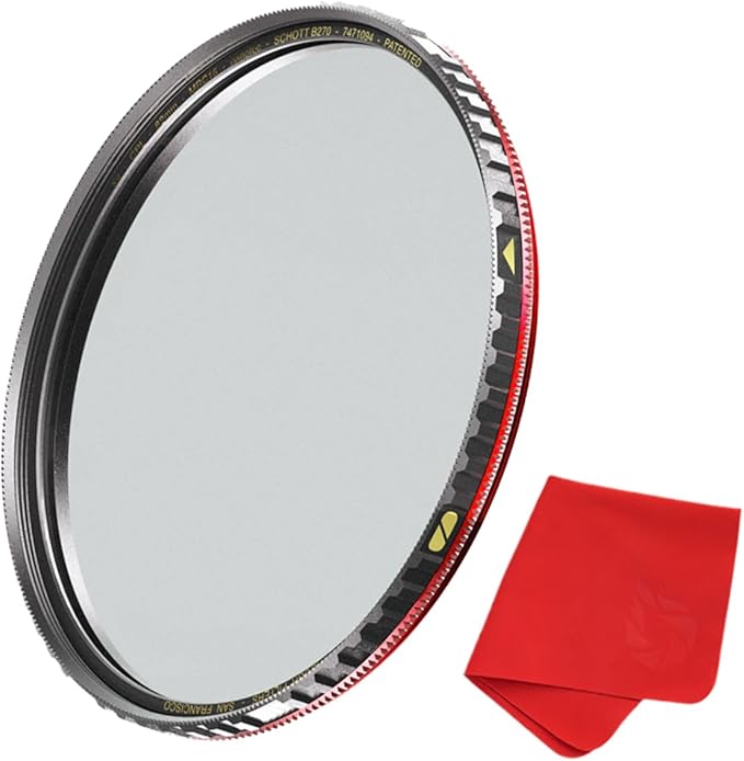 X4 CPL 39mm Circular Polarizer Filter - Schott B270 - MRC16 - Nano Coating - Weather Sealed - 25 Year Support by Breakthrough Photography