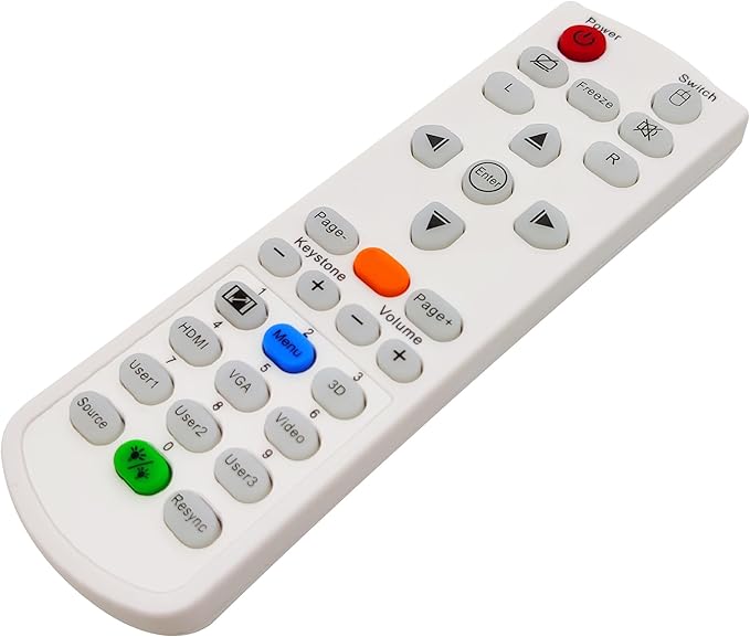 BR-5080C Projector Remote Control for Optoma 4K550, EH415e, EH415ST, W319UST, W320UST, W330UST, W331, W341, W345, W355, W412, W416, W512, WU334, WU336, WU416, X345, X355, X412, X416, ZH403