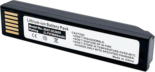 Replacement BAT-SCN05 2600mAh Li-ion Battery for Honeywell Granit XP 1990iSR, Xenon XP 1952, 1902GHD, Xenon 1952, 1902GHD, 1952GRS-2-31886 (REV B)
