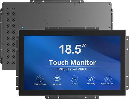 GreenTouch 1000 Nits High Brightness Industrial 18.5 Inch Open Frame Capacitive Touch Screen Monitor