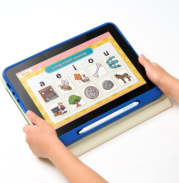 Dedicated Learning Tablet | Personalized Independent Study, Access All K–5 Lessons Math & ELA | No Browser, Games or Ads | 10.1” Display, Pen & Cover(Green) | Subscription Required