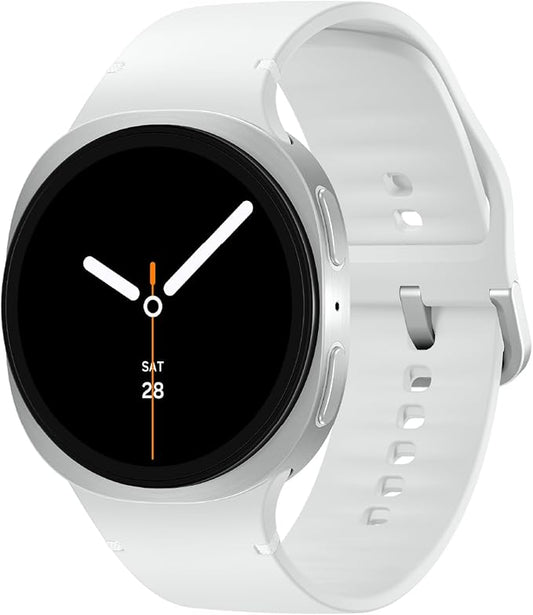 Samsung Galaxy Watch 8 (2025) 44mm LTE Smartwatch, Cushion Design, Fitness Tracker, Sleep Coaching, Running Coach, Energy Score, Heart Rate Tracking, Silver [US Version, 2 Yr Warranty]