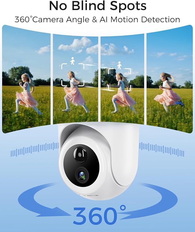 MUBILIFE M802 Add-on Camera, Requires Home Security System, Solar Powered, Maximum 6 Cameras per Station