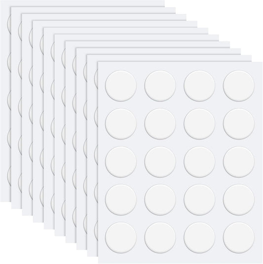 Zonon 200 Pcs Double Sided Adhesive Dots Clear Glue Point Tape Stickers Balloon Glue Round Mini No Traces Adhesive Sticker Dot Sticker for Classroom Decor Craft DIY Office (1.2 Inch/ 30 mm)
