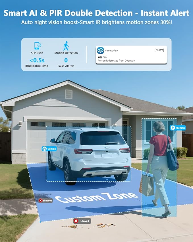 All-in-One 4K PT PoE Outdoor Wired Security Camera System Home Wired Cameras Video Surveillance