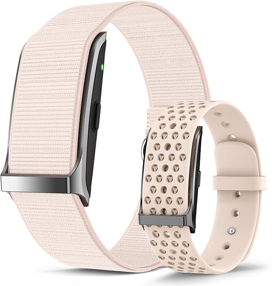 Smart Bracelet, Wearable Activity & Fitness Tracker Band, 24H Sleep Tracker, All-Day Continuous Heart Rate Blood Pressure Stress HRV Monitor, 173 Sport Modes Smart Wristband with 2 Bands, Free APP
