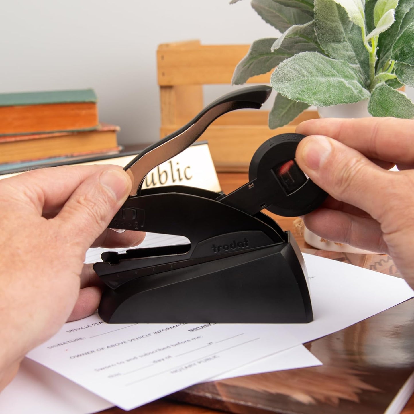 Massachusetts Round Notary Embosser | Official State Embosser | Official Seals | Meets State Specifications (Massachusetts, Round Embosser)