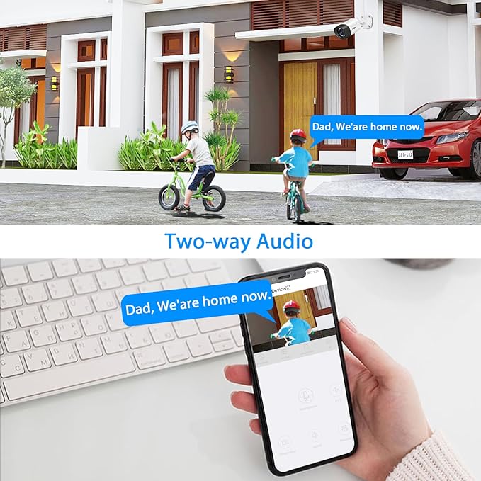 Hiseeu 3MP Wireless Security Camera System with 12 Outdoor Cameras, 16CH WiFi NVR, Color Night Vision, Spotlight & Siren, 2-Way Audio, 3TB Hard Drive, 24/7 Recording, Home Surveillance Kit