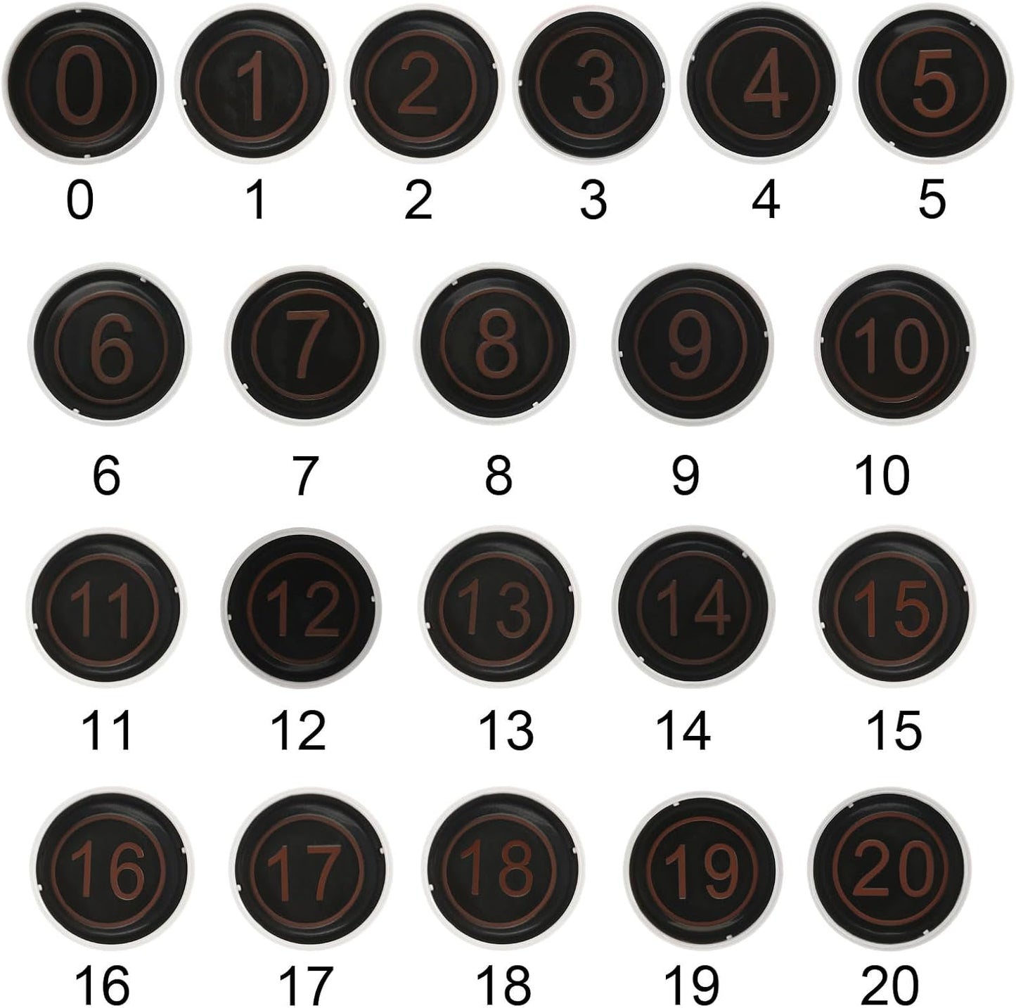 PATIKIL Number Stamps Self Inking, Numeral 7 Number Stamp Teacher Stamp Initial Stamp Ink Stamp for Class Notebook Scrapbooking DIY Craft Style 2, Red Ink