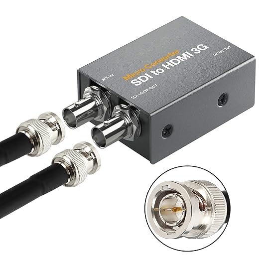 XRDS -RF 200FT SDI Cable, 3G/6G-SDI Cable BNC Digital Video Cables 75 Ohm RG59 BNC Male Cables for 3G/6G HD SDI Monitor Video Recorder Converter Splitter Security Camera