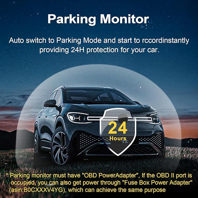 Front 4K & Rear 1080P Dash Cam Custom fit for GMC Yukon, Yukon XL 2015 2016 2017 2018 2019 2020(Model D), Model D & Model C Have Same Models Years but Vehicle Sensor Cover are Different