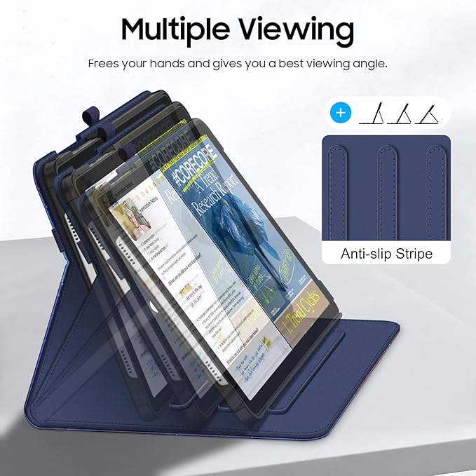 Fintie Case for Samsung Galaxy Tab A9 Plus/A9+ 5G 11 Inch 2023 Model (SM-X210/X216/X218), Multi-Angle Viewing Smart Stand Back Cover with Pocket Auto Wake/Sleep, Galaxy