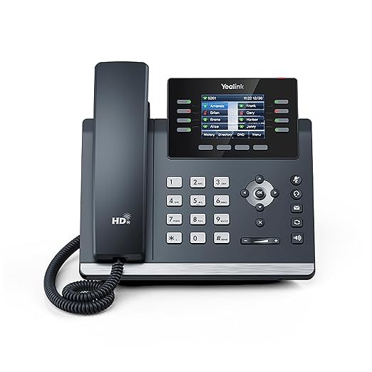 Ooma Provisioned Yealink T44W Wi-Fi IP Phone