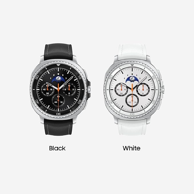 Samsung Galaxy Watch 8 Classic (2025) 46mm Bluetooth Smartwatch, Cushion Design, Rotating Bezel, Quick Button, Sleep Coaching, Running Coach, Energy Score, Black [US Version, 2 Yr Warranty]