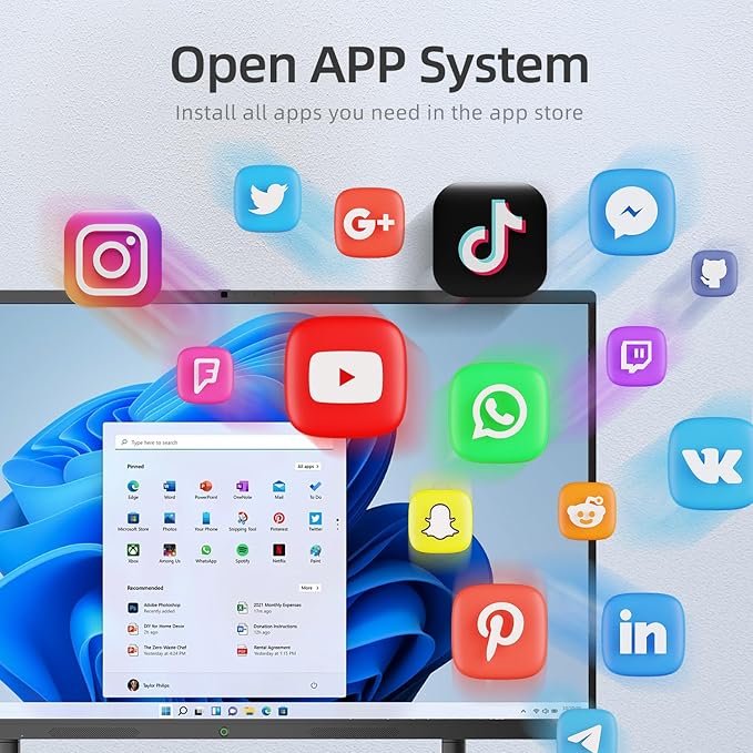55" Smart Board, Interactive Whiteboard, 4K UHD Touchscreen, Android 13, 8+128G, All in One Smartboard for Classroom Office Home (Wall Mount Included)