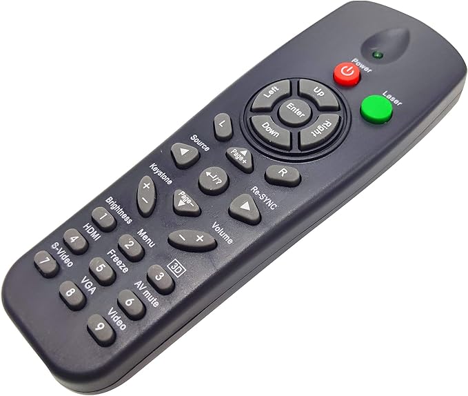 BR-5030L Projector Remote Control for Optoma EH1020, EX542, EX615, PRO800, TH1020, TW6153D, TW762, TX540, TX542, TX5423D, TX6153D, TX762, TW766W, TX765W, TX766W