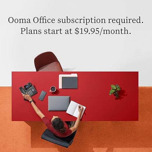 Ooma Provisioned Grandstream GRP2624 Wi-Fi IP Desk Phone. Works only with Ooma Office VoIP Phone Service, Desktop and Mobile app, Video conferencing. Subscription Required. (Renewed)