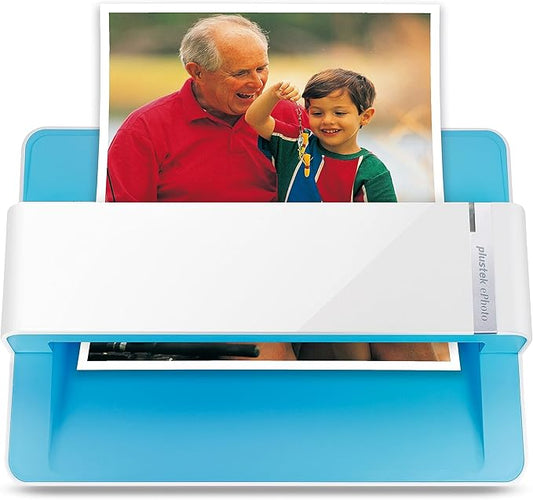 Plustek Photo Scanner ePhoto Z300, Scans 4x6 inch Photos in 2 Seconds, Auto crop and deskew with CCD Sensor, Supports Mac and PC